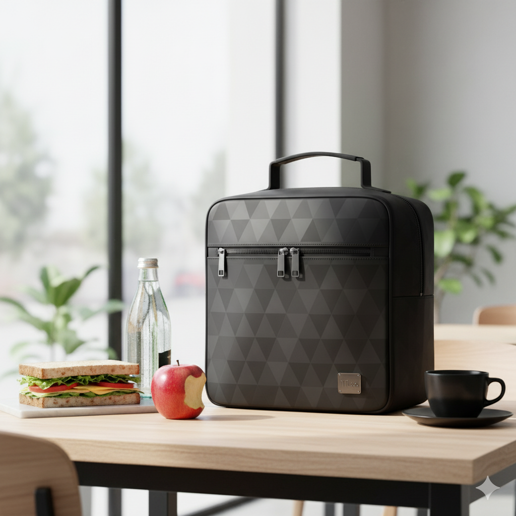 Tilsso Executive Black – Men’s Premium Insulated Lunch Bag