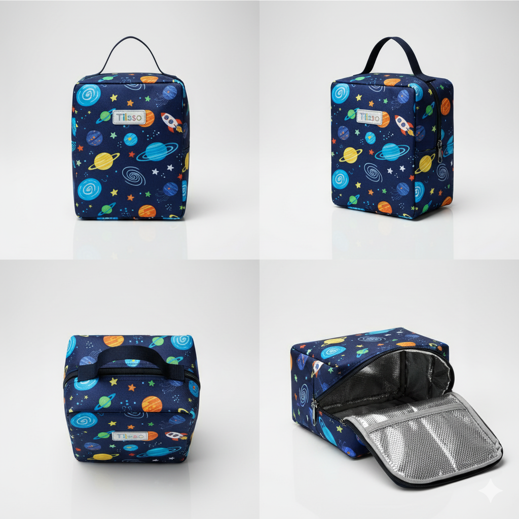 Tilsso Space Adventurer – Insulated Kids Lunch Bag